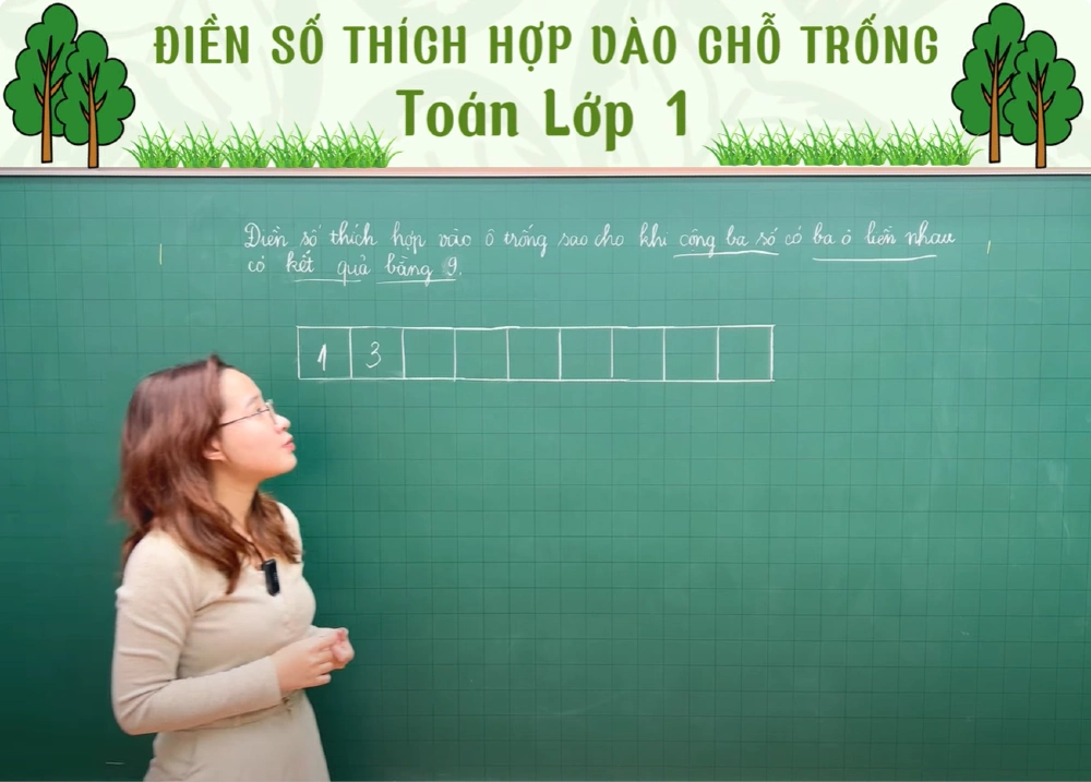 Video Bài giảng Toán Lớp 1