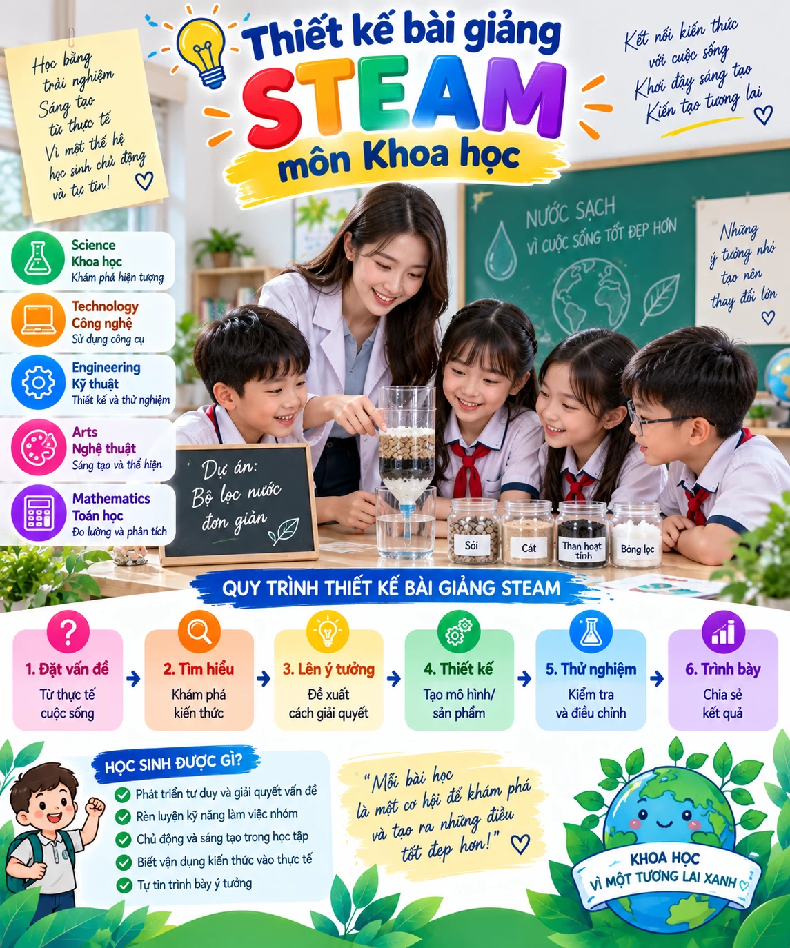 Thiết kế bài giảng STEAM môn Khoa học